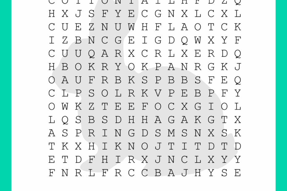 Printable Easter Word Search Puzzle Jinxy Kids 52 OFF