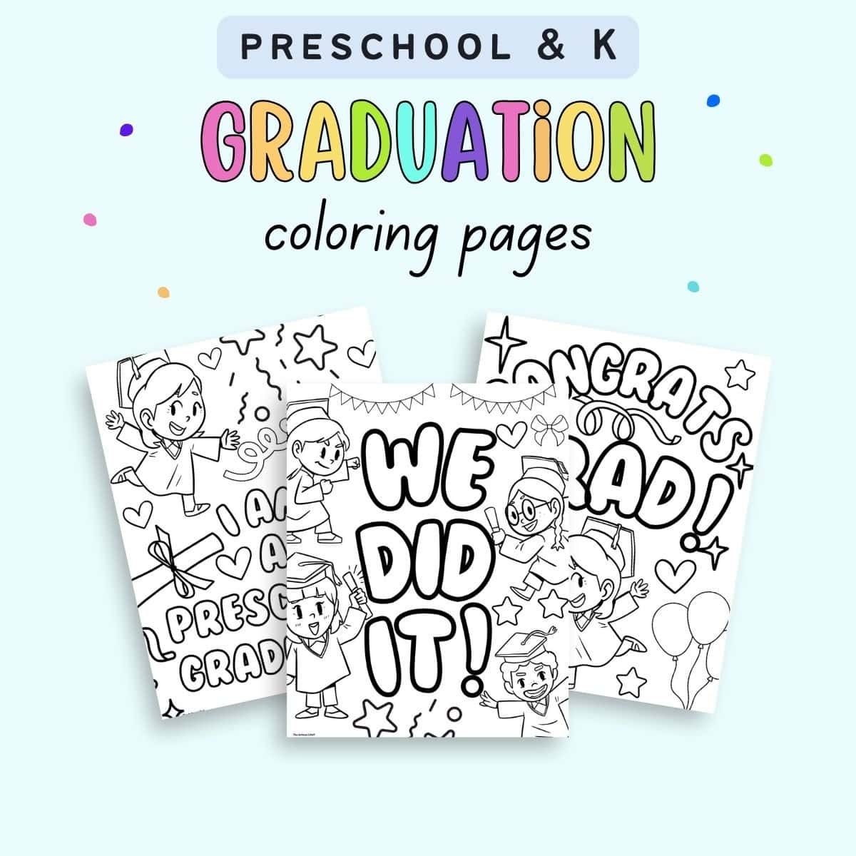 Printable Preschool Graduation Printable Preschool Worksheets