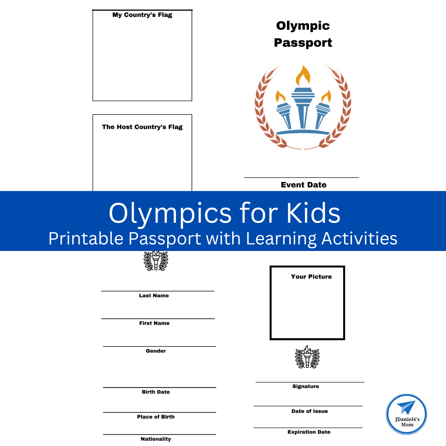 Printable Preschool Passport Printable Preschool Worksheets