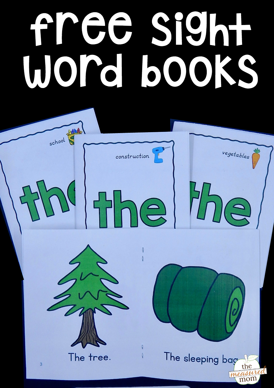 Printable Sight Word Books Printable Sight Word Books