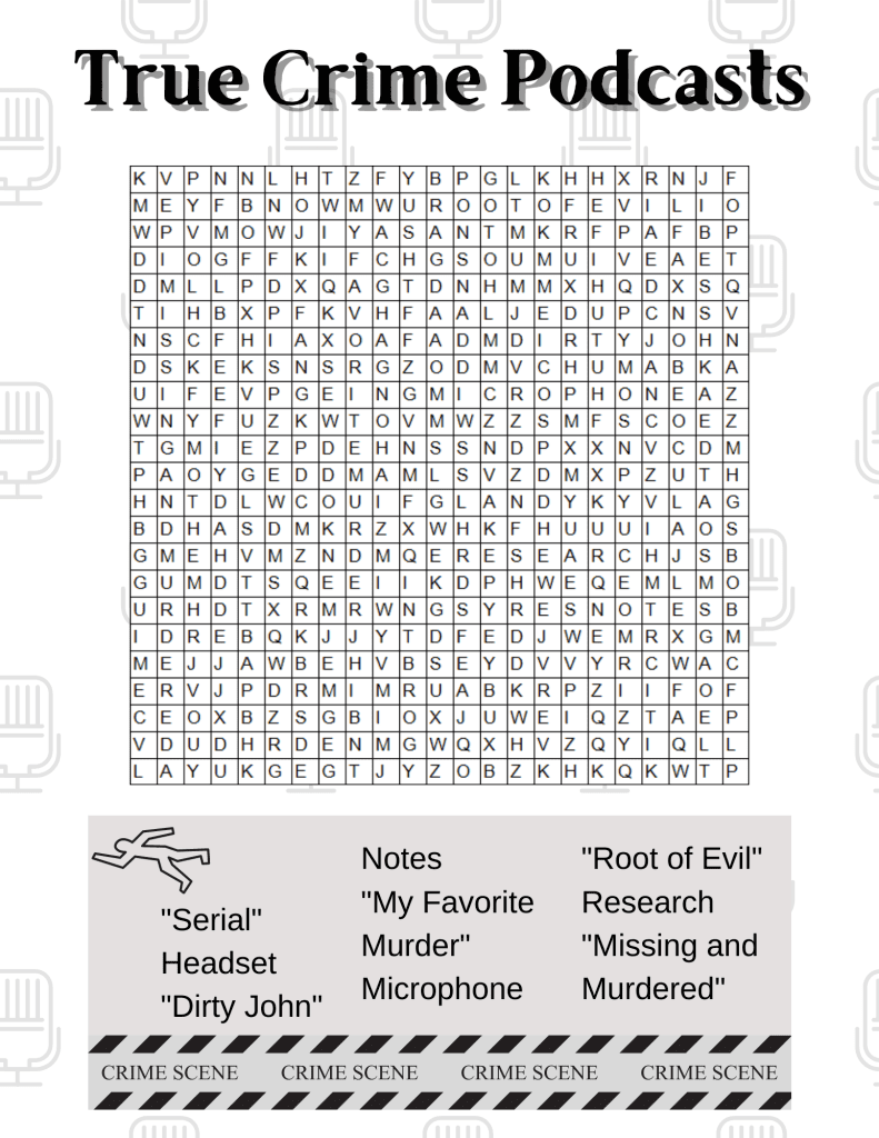Printable Word Search Puzzles For Adults