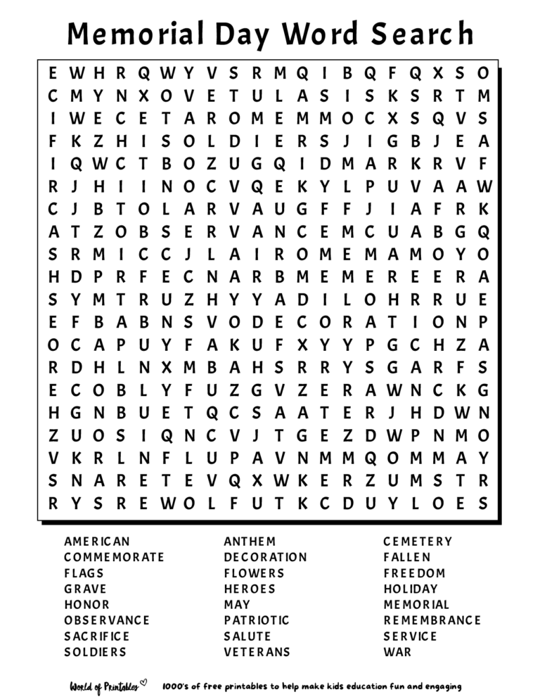 Printable Word Search World Of Printables Printable Word Search World Of Printables