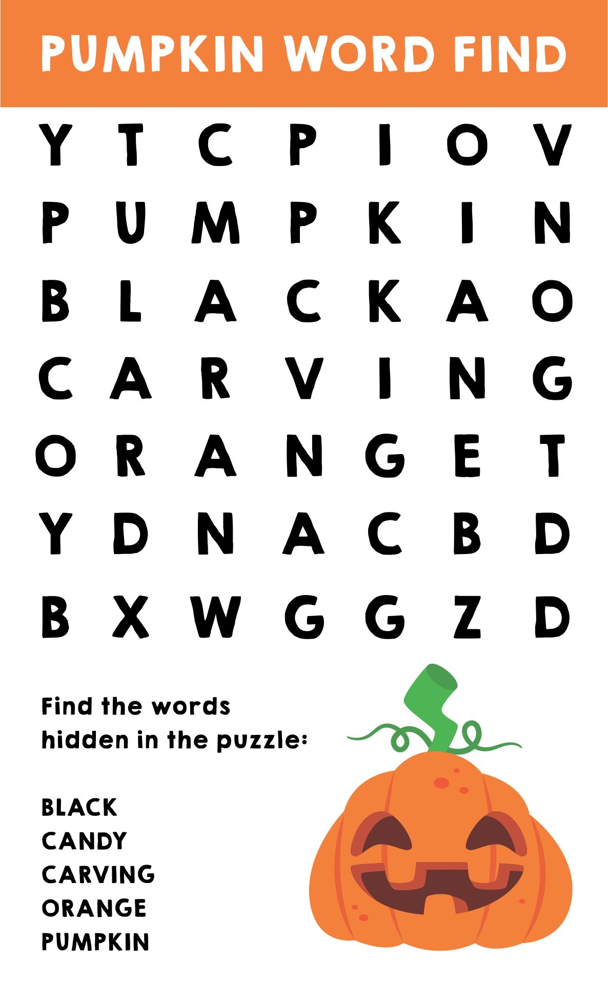 Printable Word Searches Halloween Printable Calendars AT A GLANCE