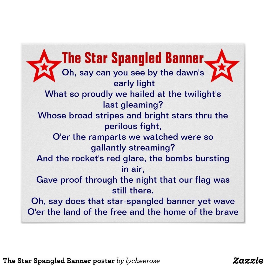 Printable Words For Star Spangled Banner Printable Word Searches