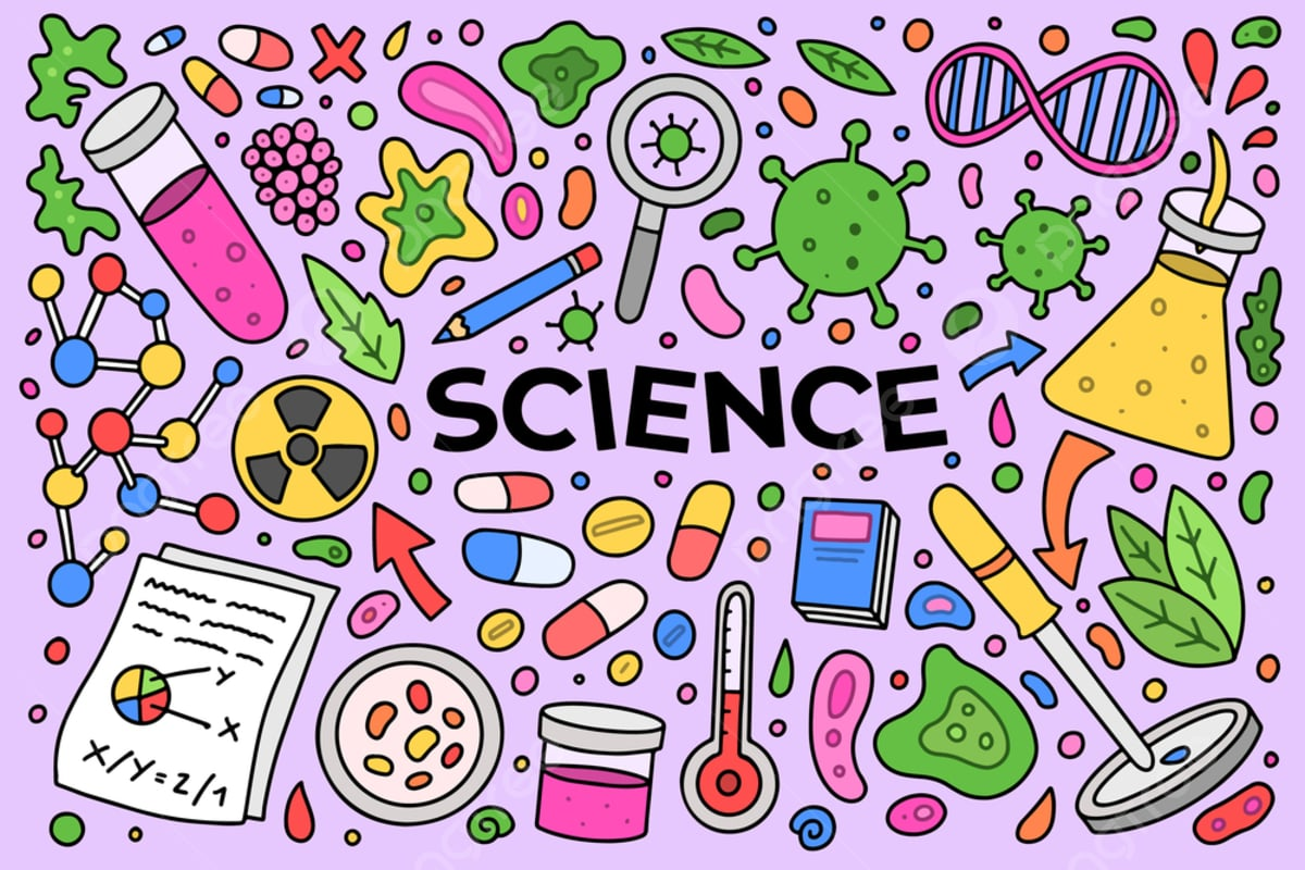 Science Education Background Hand Light Laboratory Microscope 