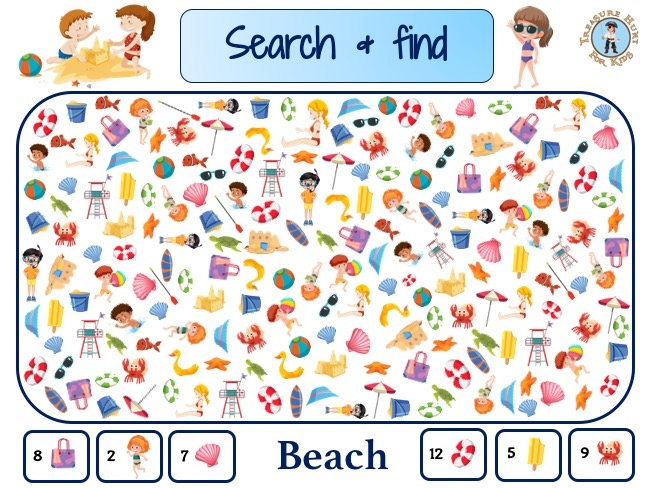 Search And Find Printables For Kids