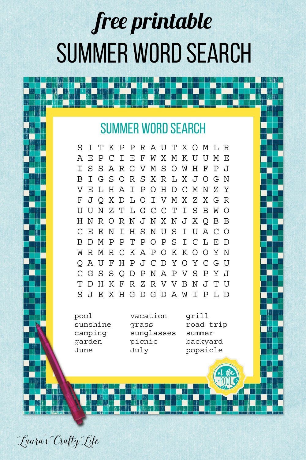 Summer Word Searches Free Printable Dev onallcylinders Summer Word Searches Free Printable Dev onallcylinders