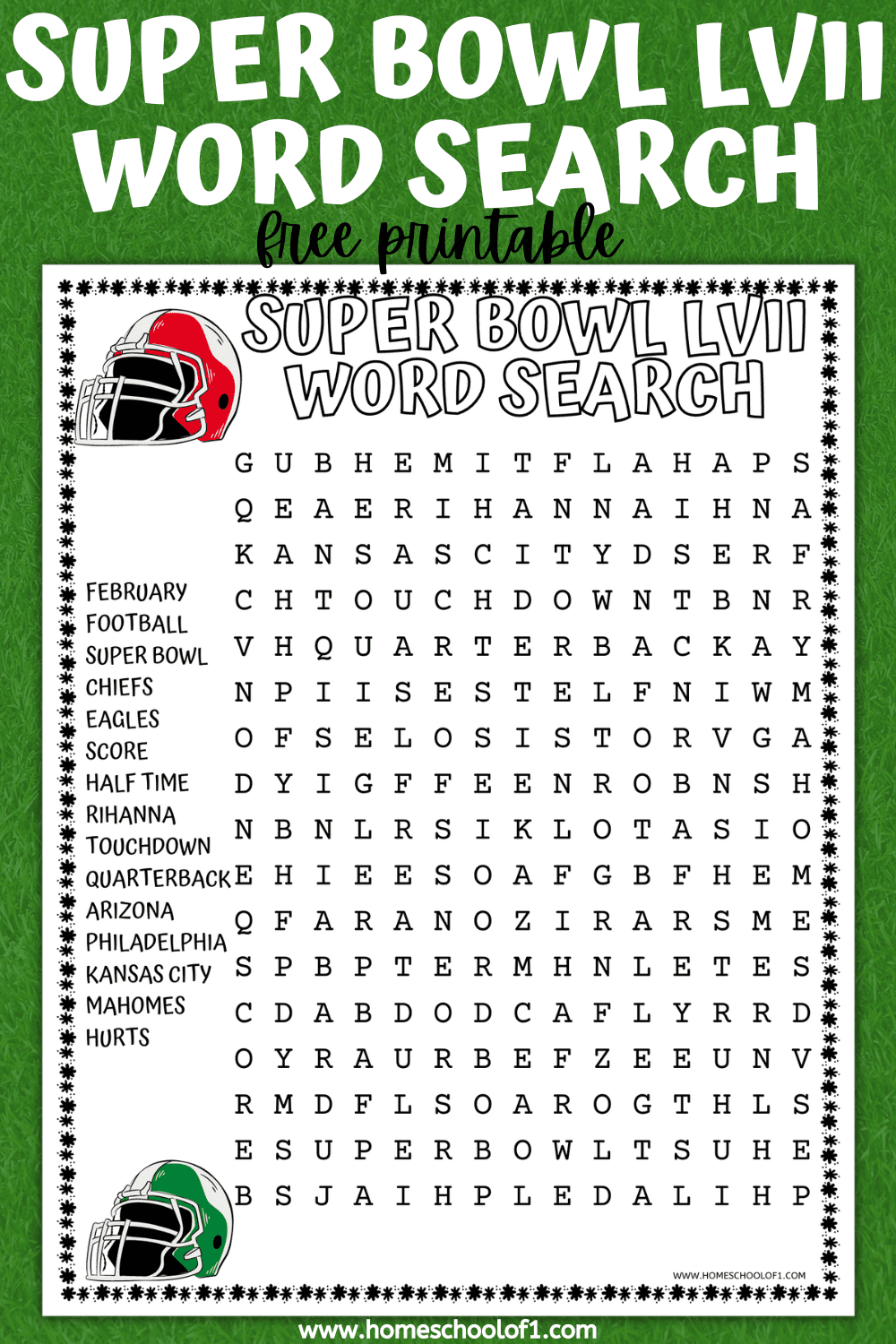 Superbowl Word Search Free Printable Word Search Maker