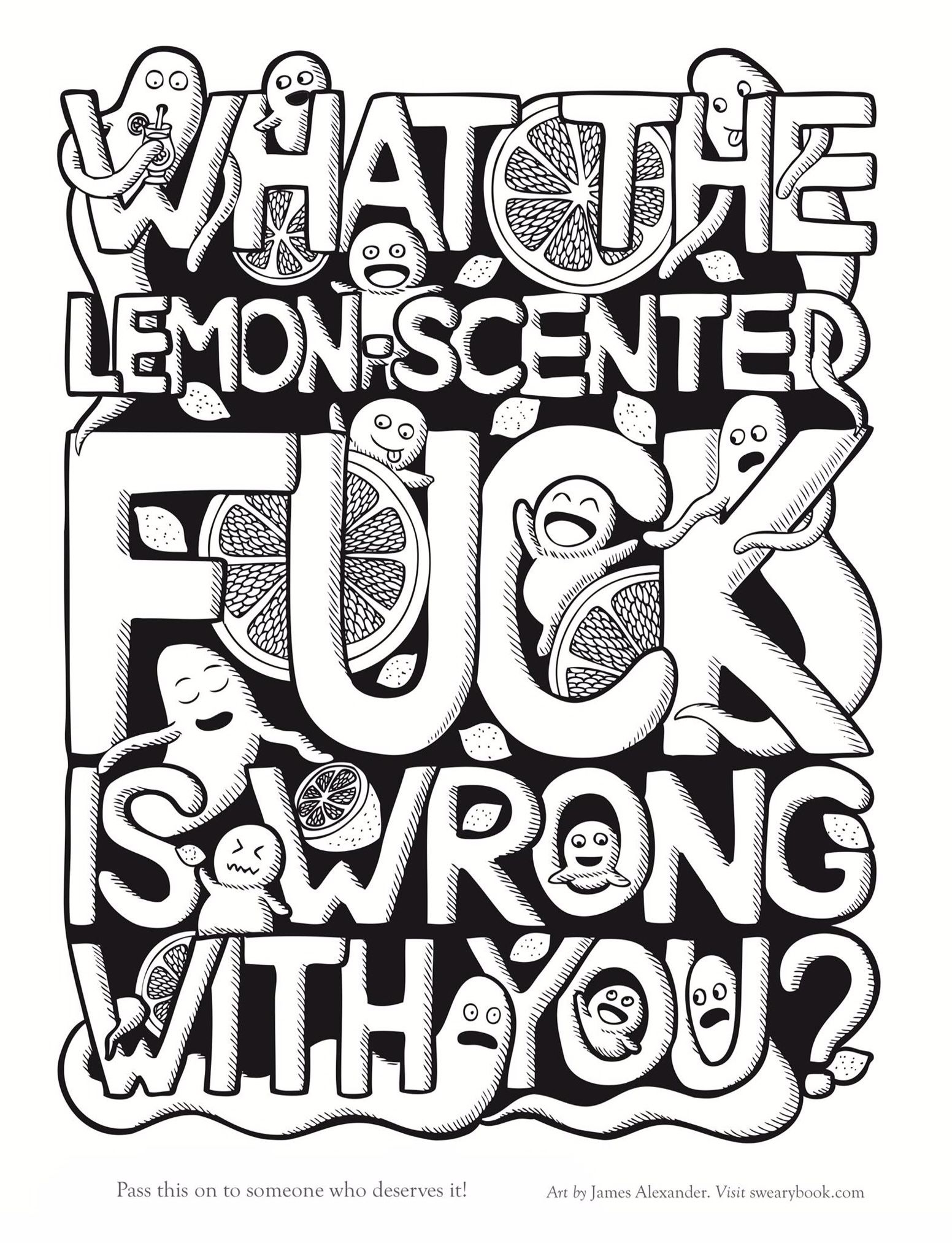 Swear Word Coloring Pages Free 79