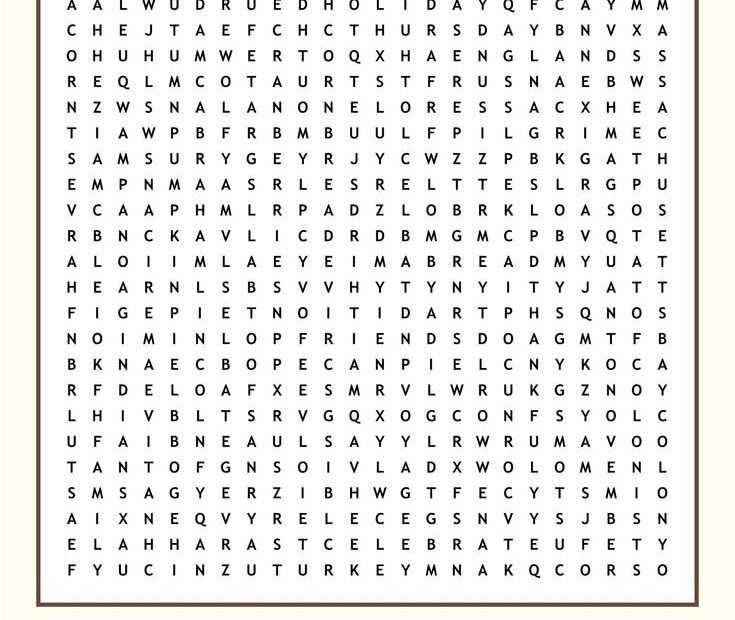 Thanksgiving Word Finds 10 Free PDF Printables Printablee