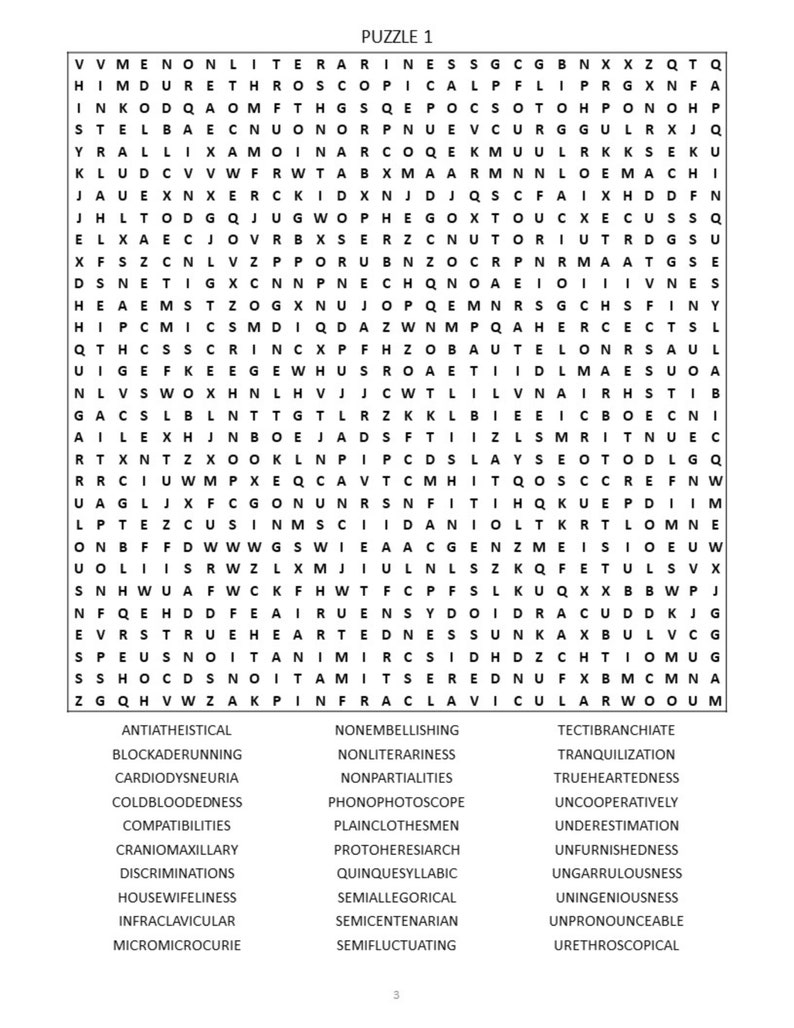 Word Search Master Puzzle Word Search Puzzle Printable Pages Word 