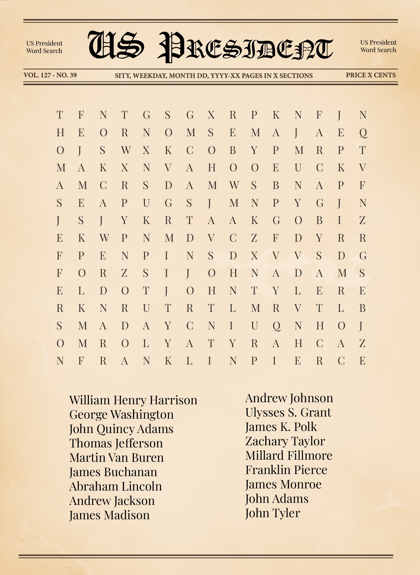 Word Search Printable Kids Hard