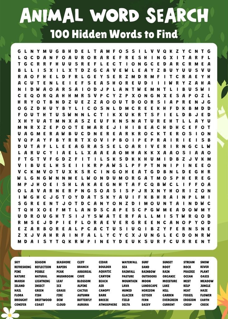 Word Searches For Adults 10 Free Pdf Printables Artofit
