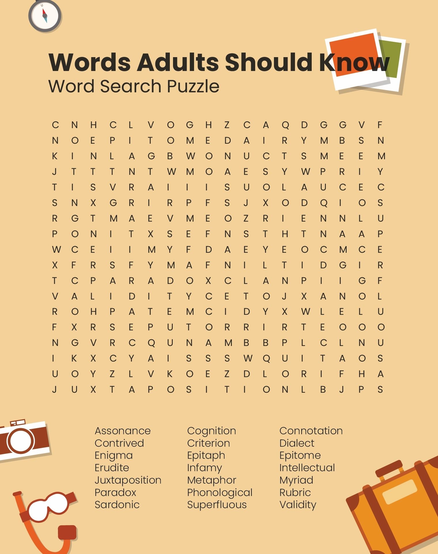 Word Searches Puzzles For Adults 10 Free Pdf Printables Artofit
