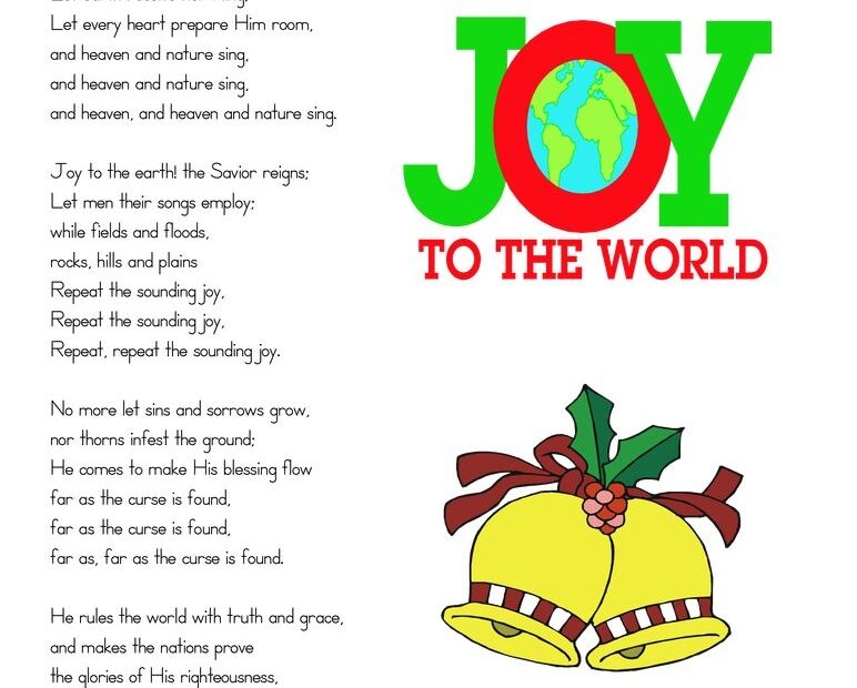 Words To Joy To The World Printable Printable Word Searches