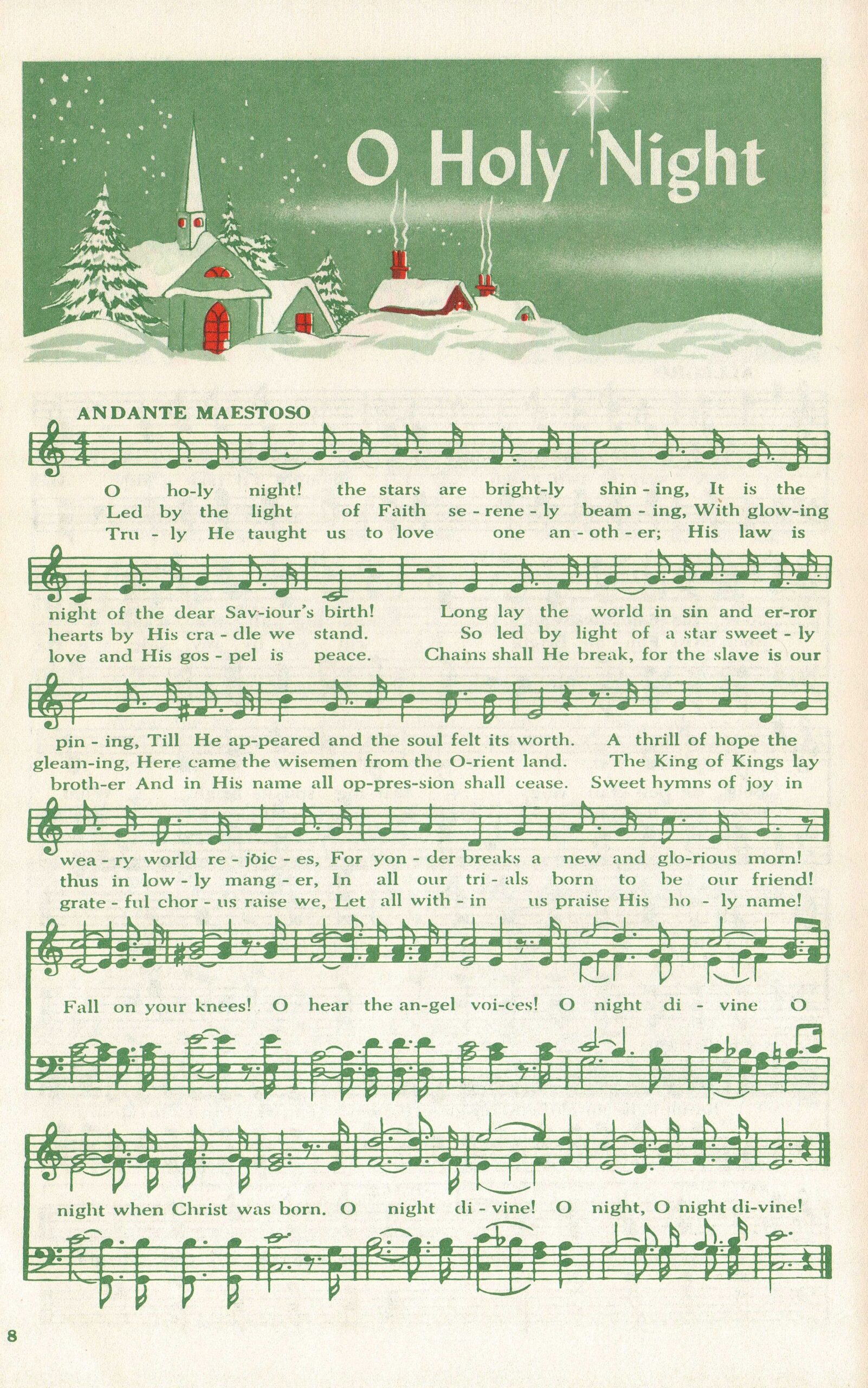 Words To O Holy Night Printable Printable Word Searches